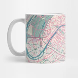 Paris Map Mug